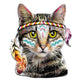 Puzzle En Bois - Chat Indien