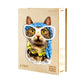 Puzzle En Bois - Chat Moderne