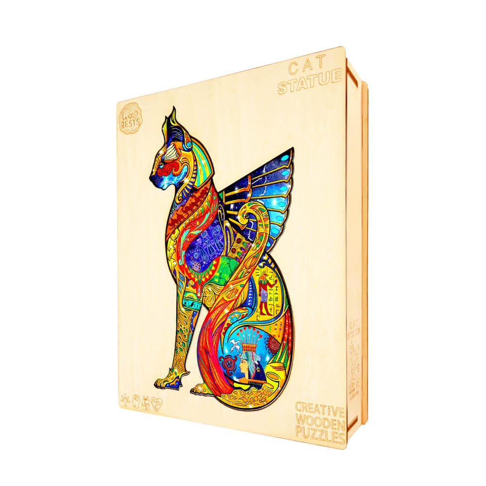 Puzzle En Bois - Chat Statut