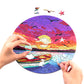 Puzzle En Bois - Coucher de Soleil