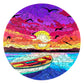 Puzzle En Bois - Coucher de Soleil