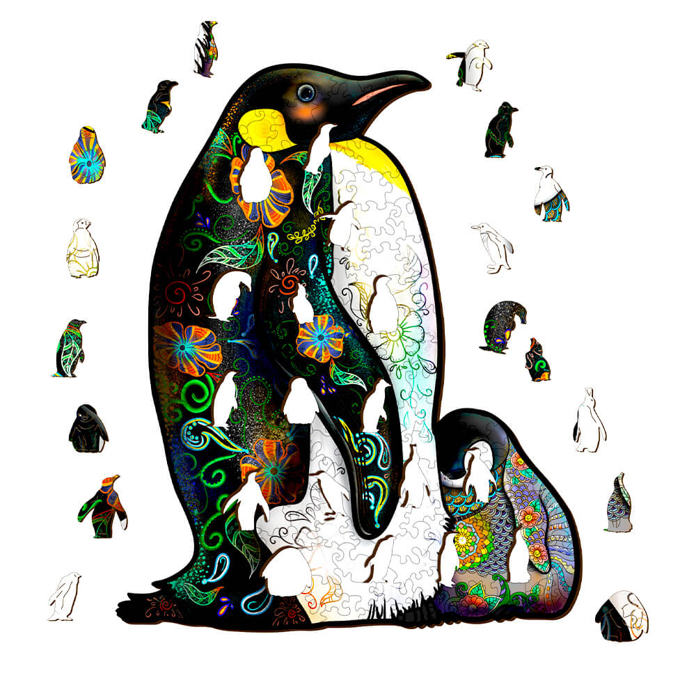 Puzzle En Bois - Pingouin 