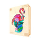 Puzzle En Bois - Flamant Rose