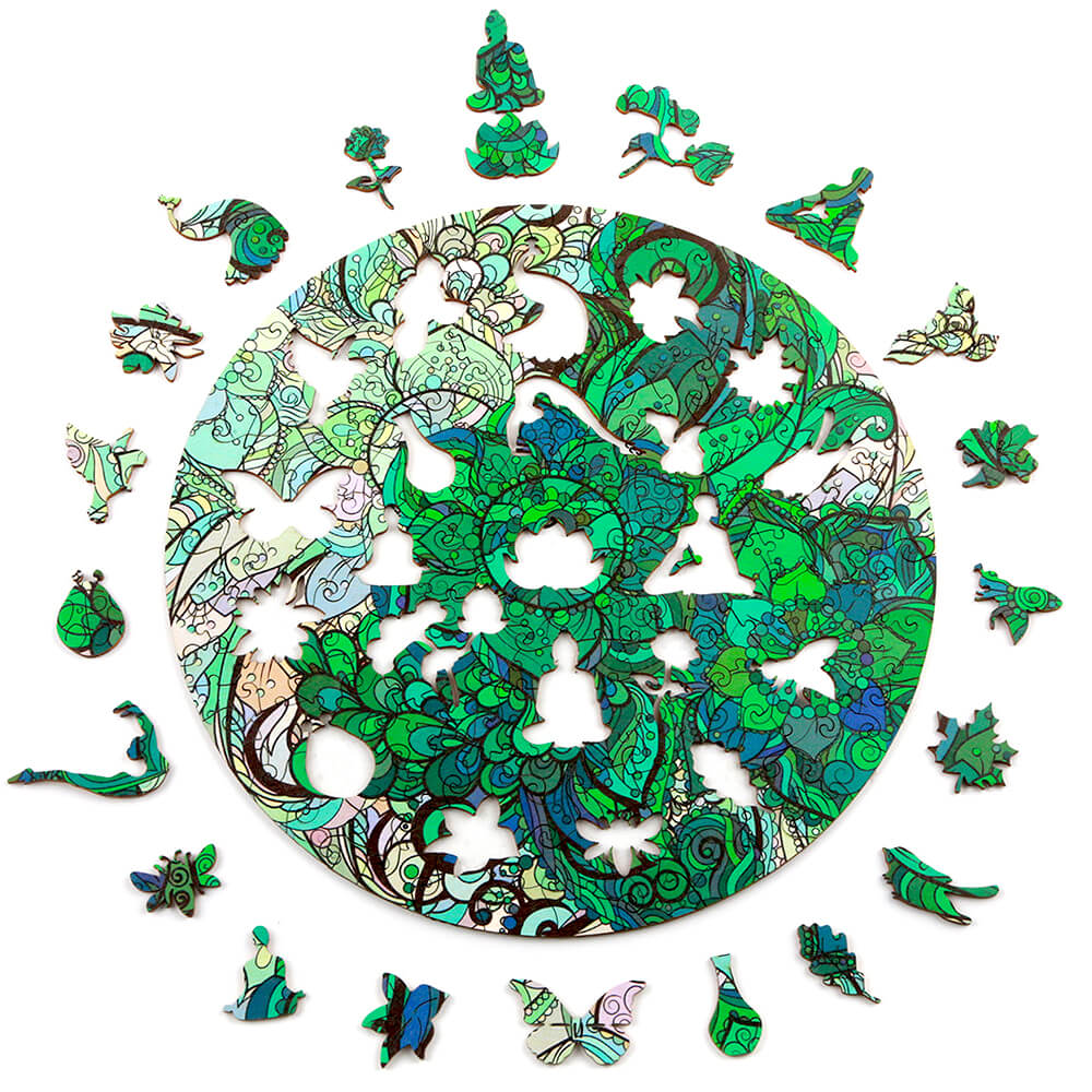 Puzzle En Bois - Fleur de Lotus