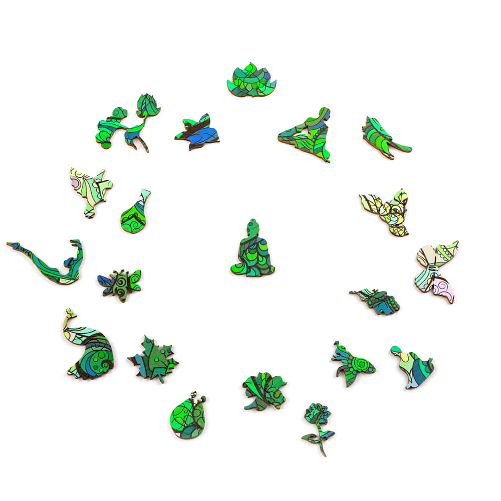Puzzle En Bois - Fleur de Lotus