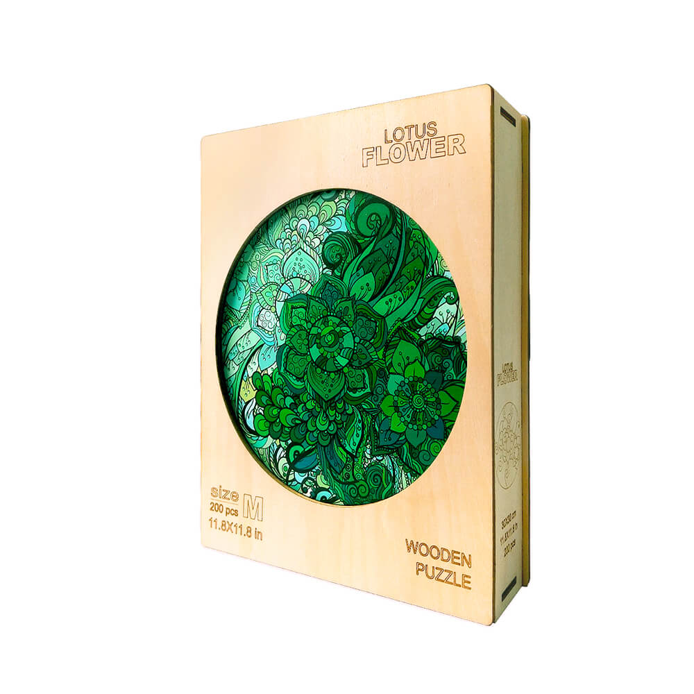 Puzzle En Bois - Fleur de Lotus