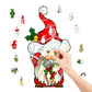 Puzzle En Bois - Gobelin Père Noël