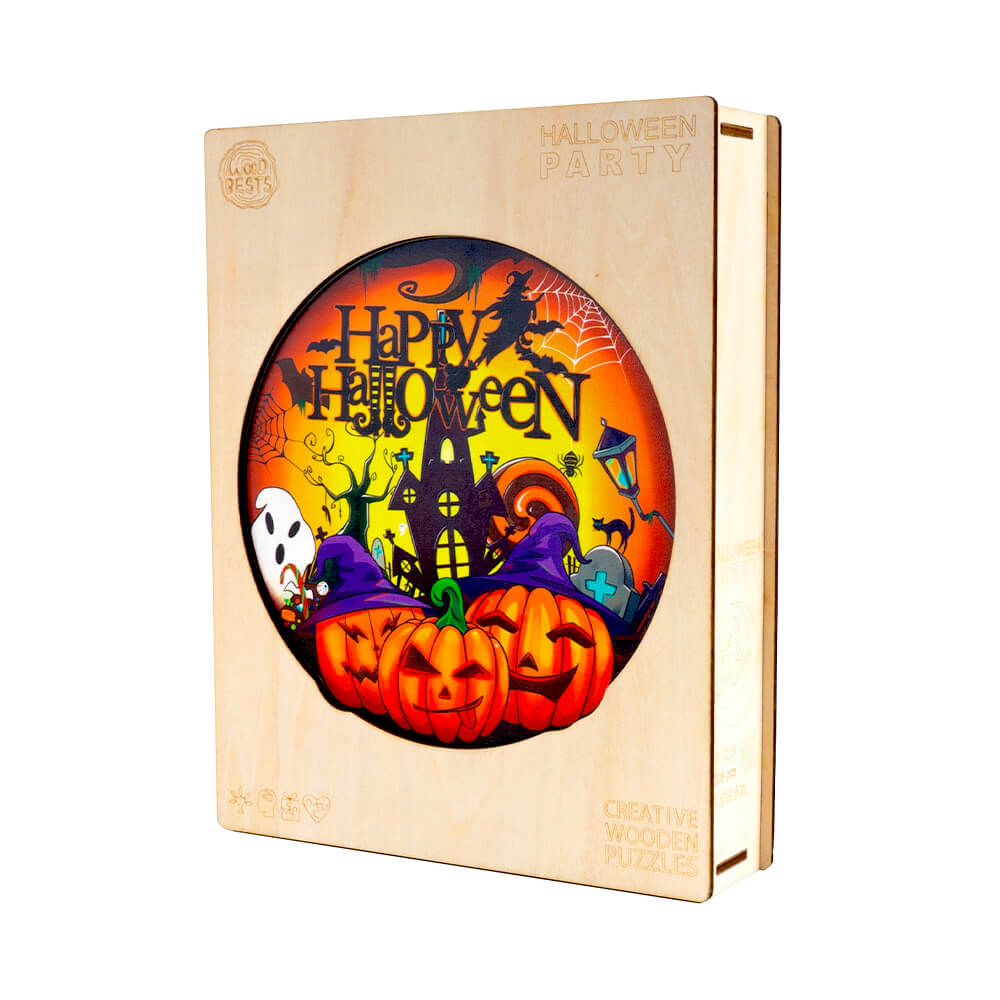Puzzle En Bois - Happy Halloween