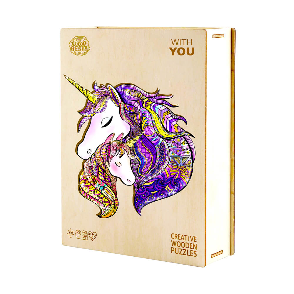 Puzzle En Bois - Licorne