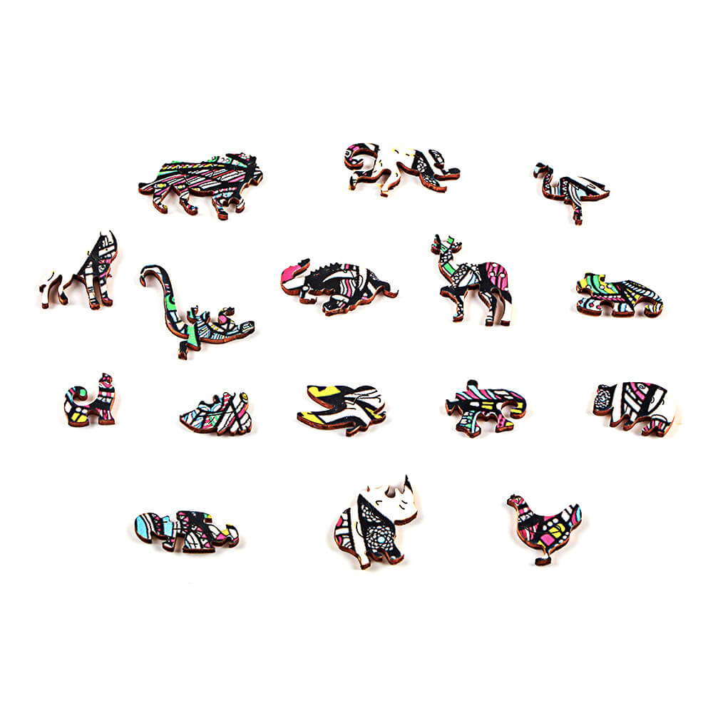 Puzzle En Bois - Mammouth Ancien