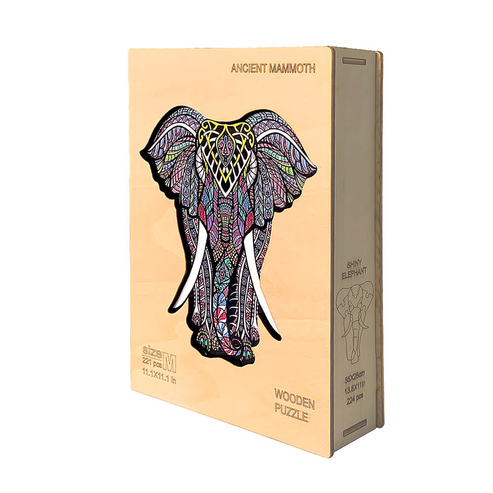 Puzzle En Bois - Mammouth Ancien