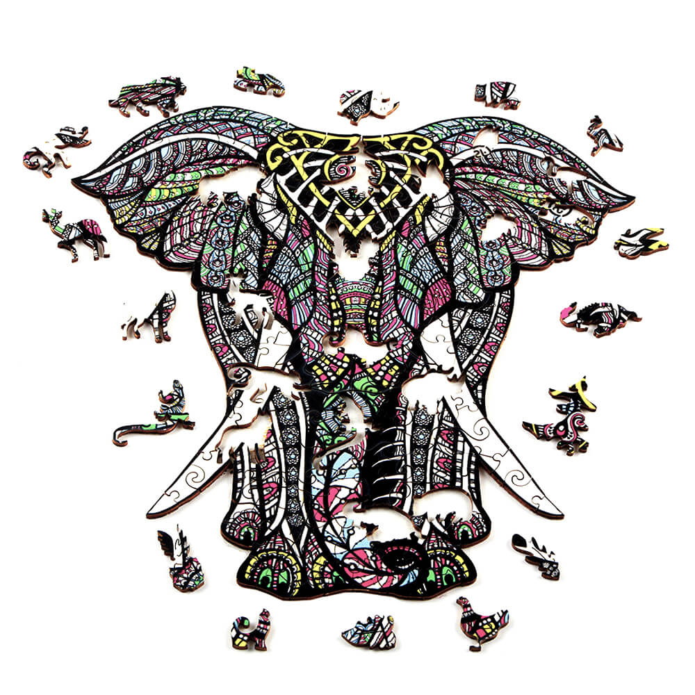 Puzzle En Bois - Mammouth Ancien