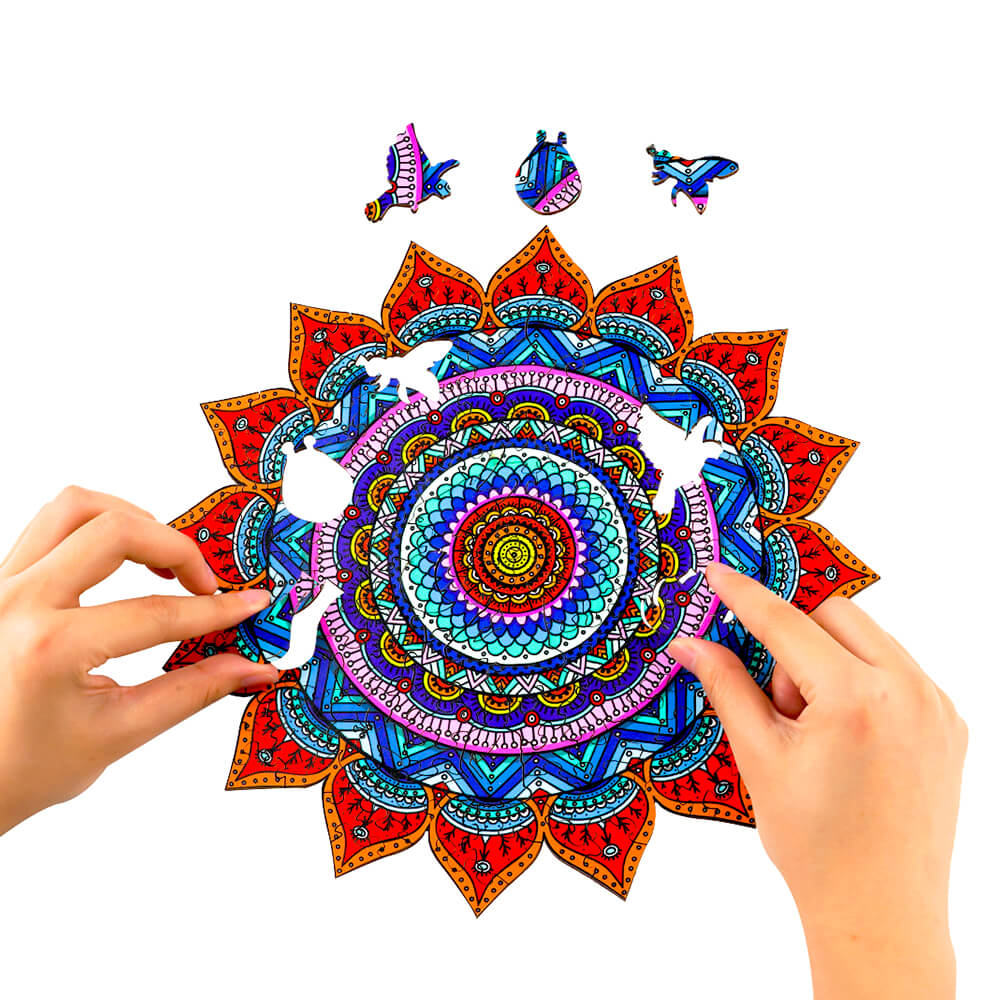 Puzzle En Bois - Mandala Universel