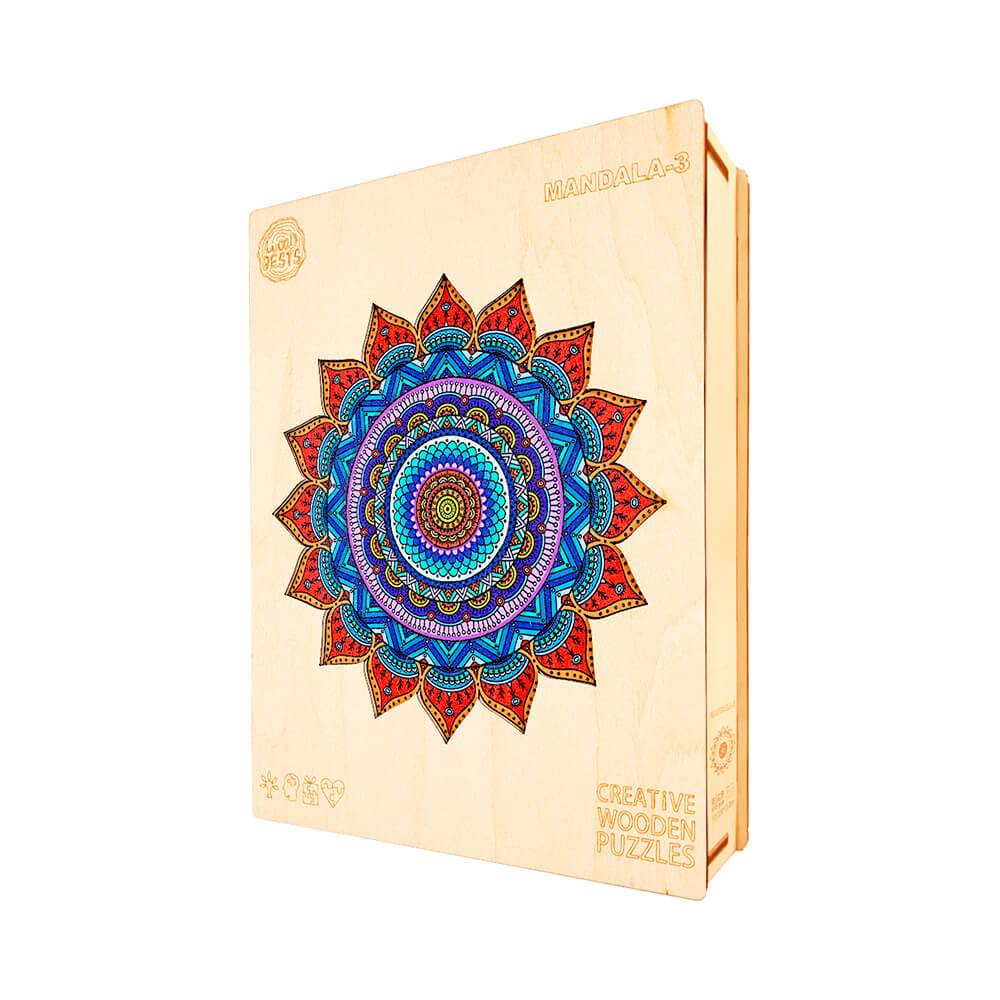 Puzzle En Bois - Mandala Universel