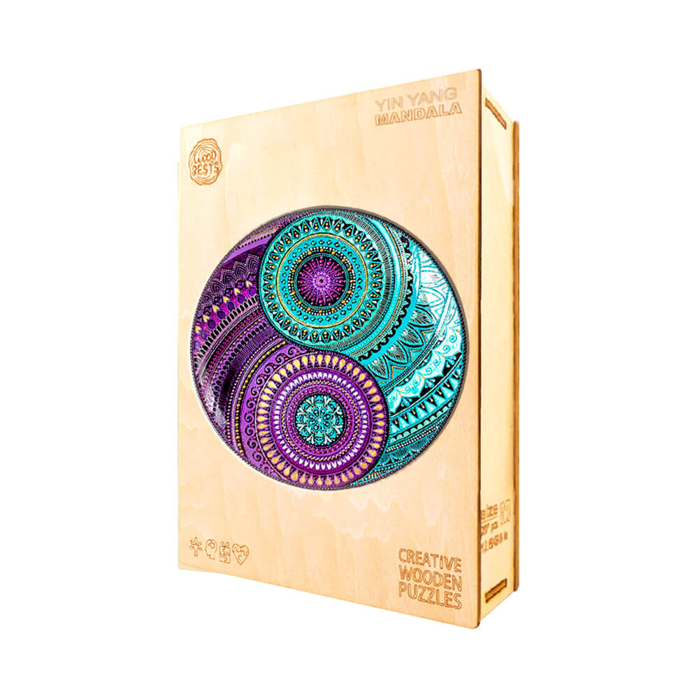 Puzzle En Bois - Mandala Yin Yang