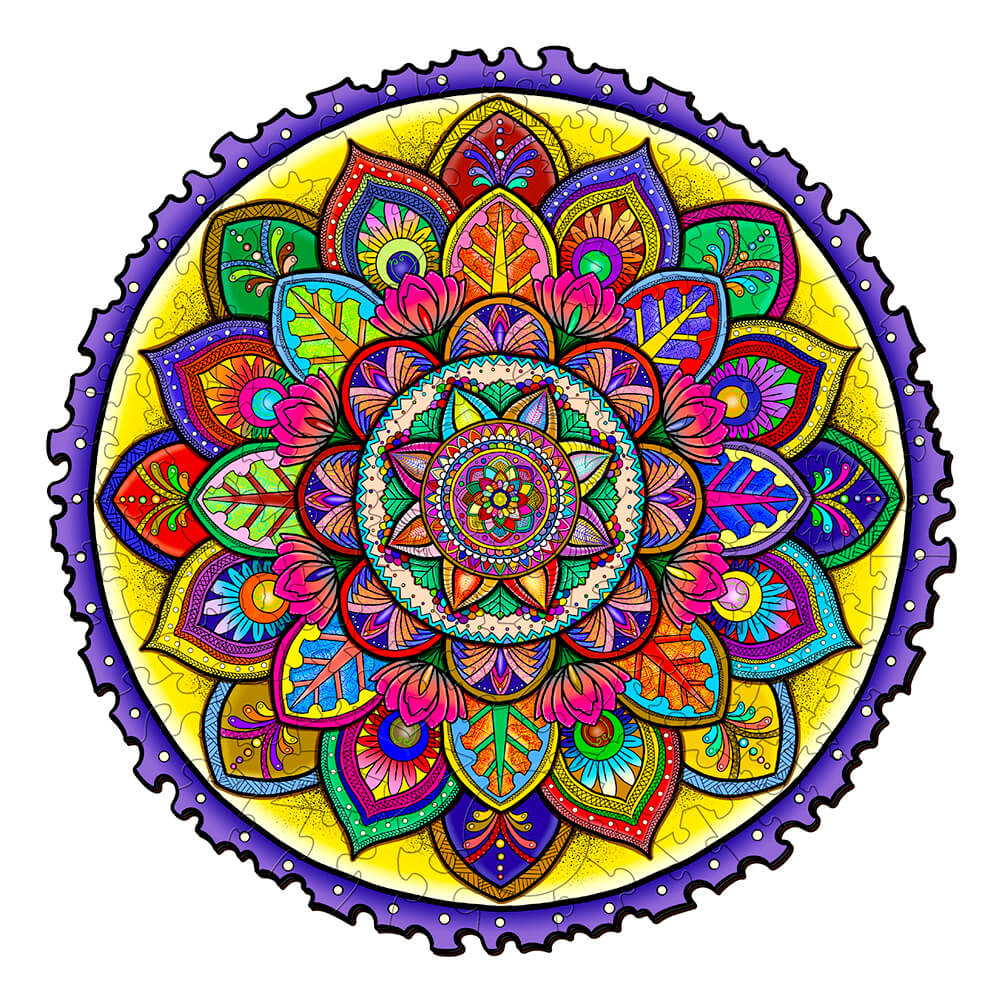 Puzzle En Bois - Mandala