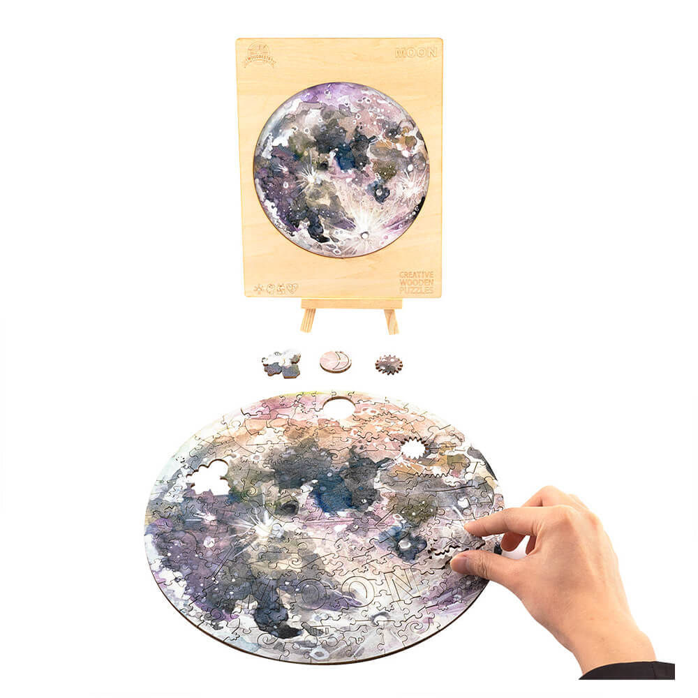 Puzzle En Bois - La Lune