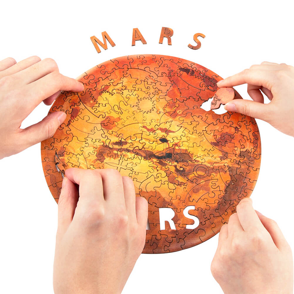 Puzzle En Bois - Planète Mars