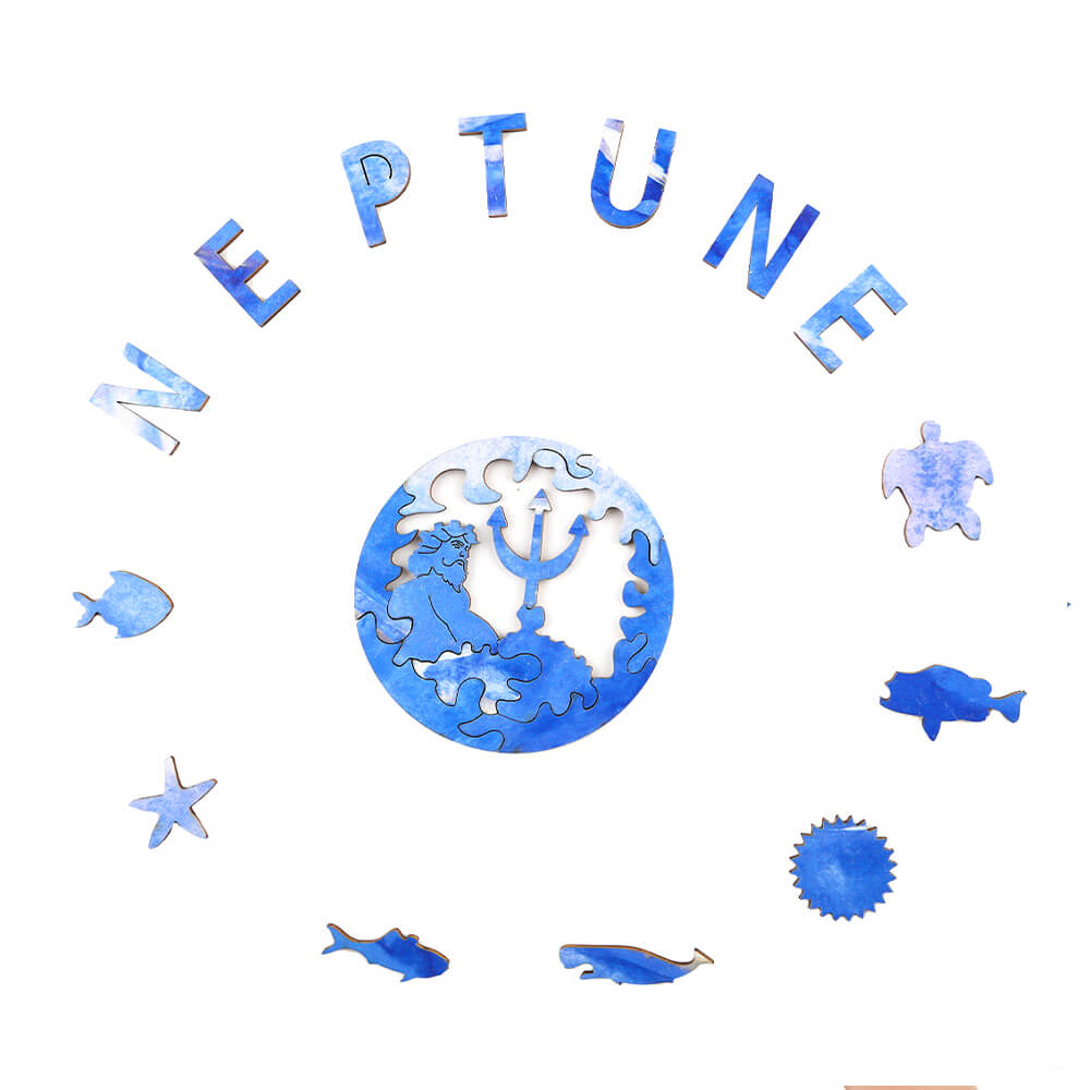 Puzzle En Bois - Planète Neptune