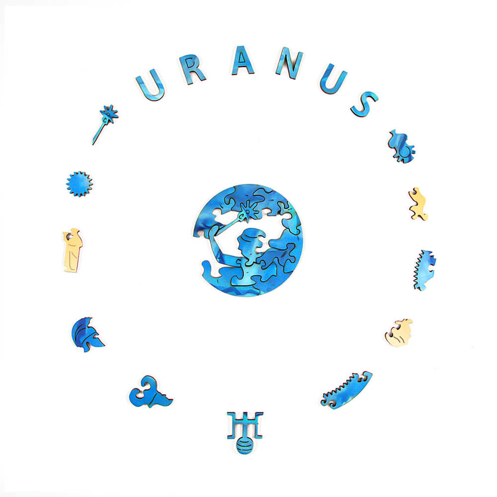 Puzzle En Bois - Planète Uranus