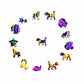 Puzzle En Bois - Lion Signe du Zodiaque