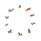 Puzzle En Bois - Sagittaire Signe du Zodiaque