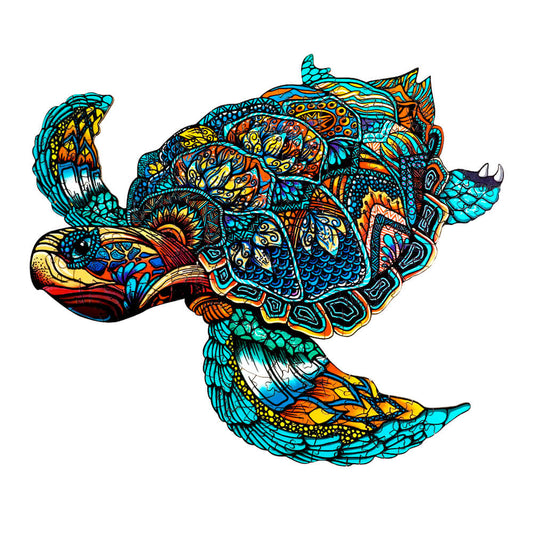 Puzzle En Bois - Tortue Marine