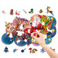 Puzzle En Bois - Traineau Père Noël