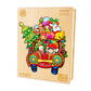 Puzzle En Bois - Voiture Père Noël