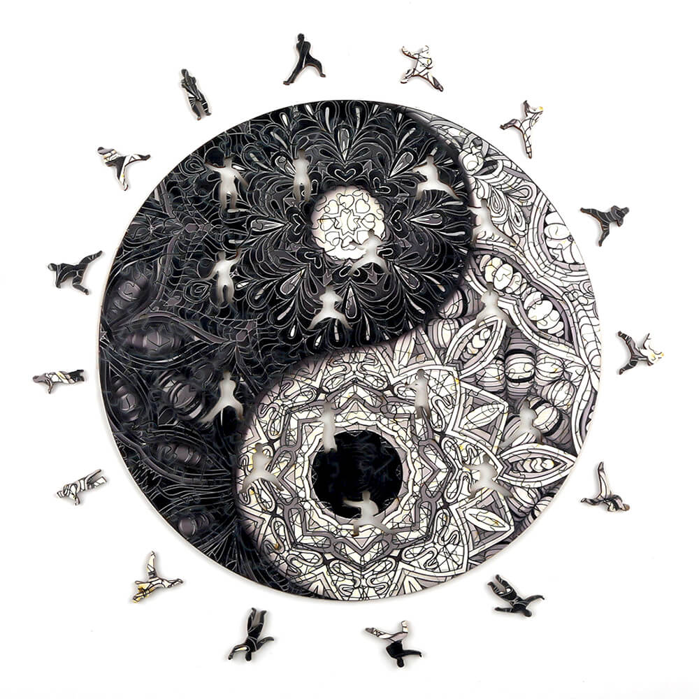Puzzle En Bois - Yin Yang