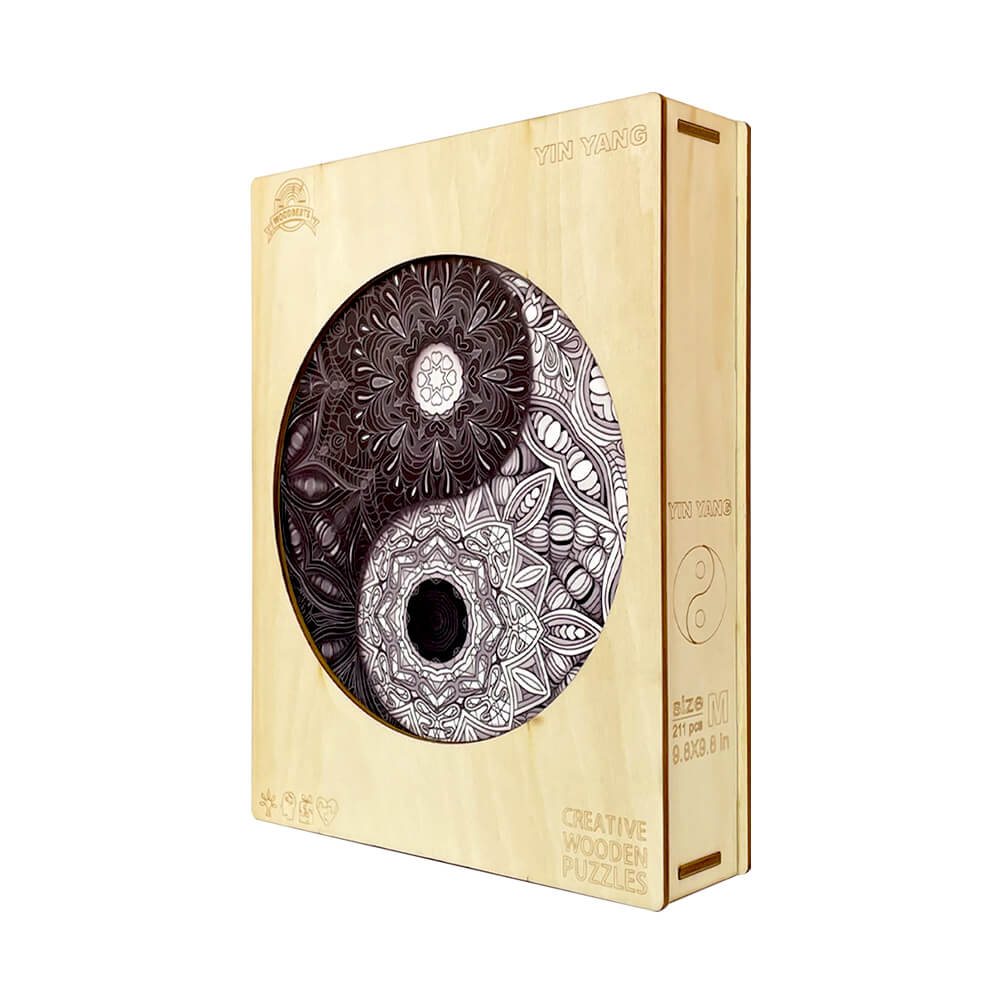 Puzzle En Bois - Yin Yang